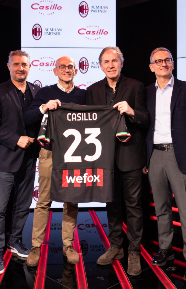 Molino Casillo e AC Milan, una nuova partnership tra eccellenze